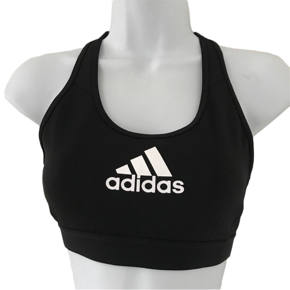Adidas Women's Sports Black Logo Bras